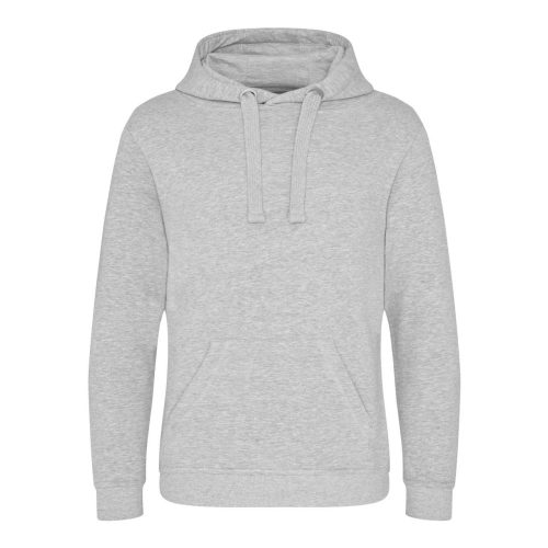 Just Hoods Uniszex kenguruzsebes kapucnis vastag pulóver AWJH101, Heather Grey-2XL