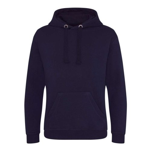 Just Hoods Uniszex kenguruzsebes kapucnis vastag pulóver AWJH101, New French Navy-2XL