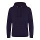 Just Hoods Uniszex kenguruzsebes kapucnis vastag pulóver AWJH101, New French Navy-2XL