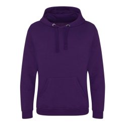   Just Hoods Uniszex kenguruzsebes kapucnis vastag pulóver AWJH101, Purple-3XL