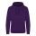 Just Hoods Uniszex kenguruzsebes kapucnis vastag pulóver AWJH101, Purple-3XL