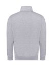 Just Hoods Uniszex cipzáros pulóver oldalsó zsebekkel AWJH147, Heather Grey-L