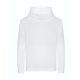 Just Hoods Gyerek organikus kapucnis pulóver AWJH201J, Arctic White-S