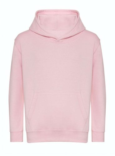 Just Hoods Gyerek organikus kapucnis pulóver AWJH201J, Baby Pink-M