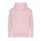 Just Hoods Gyerek organikus kapucnis pulóver AWJH201J, Baby Pink-M