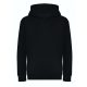 Just Hoods Gyerek organikus kapucnis pulóver AWJH201J, Deep Black-L