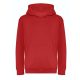 Just Hoods Gyerek organikus kapucnis pulóver AWJH201J, Fire Red-XL