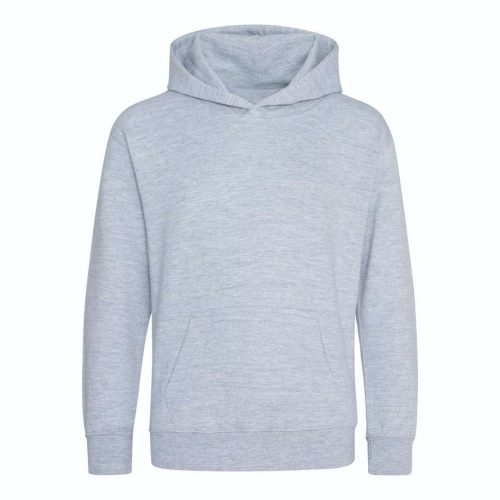 Just Hoods Gyerek organikus kapucnis pulóver AWJH201J, Heather Grey-L