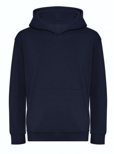 Just Hoods Gyerek organikus kapucnis pulóver AWJH201J, New French Navy-XS