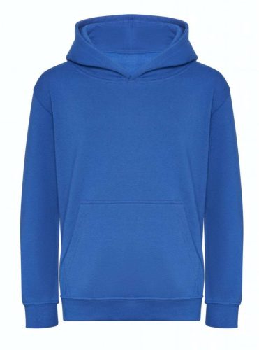 Just Hoods Gyerek organikus kapucnis pulóver AWJH201J, Royal Blue-L