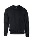 Környakas unisex prémium pulóver, Gildan GI12000, Black-2XL