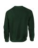 Környakas unisex prémium pulóver, Gildan GI12000, Forest Green-L