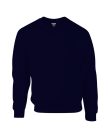 Környakas unisex prémium pulóver, Gildan GI12000, Navy-2XL