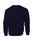 Környakas unisex prémium pulóver, Gildan GI12000, Navy-2XL