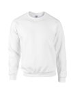 Környakas unisex prémium pulóver, Gildan GI12000, White-2XL