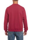 Kereknyakú körkötött pulóver, Gildan GI18000, Antique Cherry Red-2XL