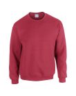 Kereknyakú körkötött pulóver, Gildan GI18000, Antique Cherry Red-2XL