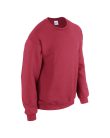 Kereknyakú körkötött pulóver, Gildan GI18000, Antique Cherry Red-2XL