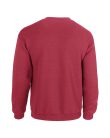 Kereknyakú körkötött pulóver, Gildan GI18000, Antique Cherry Red-2XL