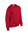 Kereknyakú körkötött pulóver, Gildan GI18000, Cherry Red-2XL