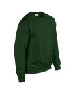 Kereknyakú körkötött pulóver, Gildan GI18000, Forest Green-2XL