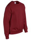 Kereknyakú körkötött pulóver, Gildan GI18000, Garnet-3XL