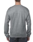 Kereknyakú körkötött pulóver, Gildan GI18000, Graphite Heather-2XL