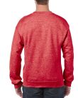 Kereknyakú körkötött pulóver, Gildan GI18000, Heather Sport Scarlet Red-XL