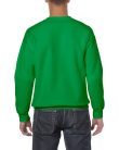 Kereknyakú körkötött pulóver, Gildan GI18000, Irish Green-2XL