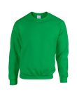 Kereknyakú körkötött pulóver, Gildan GI18000, Irish Green-2XL