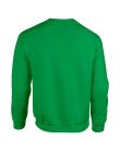 Kereknyakú körkötött pulóver, Gildan GI18000, Irish Green-2XL