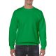 Kereknyakú körkötött pulóver, Gildan GI18000, Irish Green-5XL