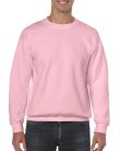 Kereknyakú körkötött pulóver, Gildan GI18000, Light Pink-2XL