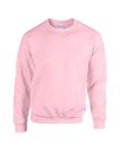 Kereknyakú körkötött pulóver, Gildan GI18000, Light Pink-2XL