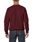 Kereknyakú körkötött pulóver, Gildan GI18000, Maroon-2XL