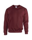 Kereknyakú körkötött pulóver, Gildan GI18000, Maroon-2XL