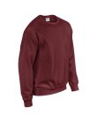 Kereknyakú körkötött pulóver, Gildan GI18000, Maroon-2XL