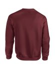 Kereknyakú körkötött pulóver, Gildan GI18000, Maroon-2XL