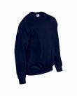 Kereknyakú körkötött pulóver, Gildan GI18000, Navy-2XL