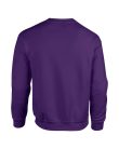 Kereknyakú körkötött pulóver, Gildan GI18000, Purple-2XL