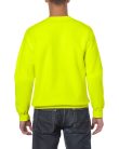 Kereknyakú körkötött pulóver, Gildan GI18000, Safety Green-2XL