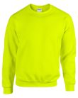 Kereknyakú körkötött pulóver, Gildan GI18000, Safety Green-2XL