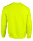 Kereknyakú körkötött pulóver, Gildan GI18000, Safety Green-2XL