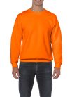 Kereknyakú körkötött pulóver, Gildan GI18000, S.Orange-3XL