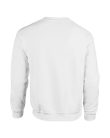 Kereknyakú körkötött pulóver, Gildan GI18000, White-4XL