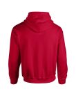 Kenguru zsebes kapucnis pulóver, Gildan GI18500, Cherry Red-2XL