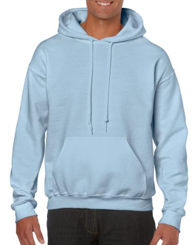 Kenguru zsebes kapucnis pulóver, Gildan GI18500, Light Blue-5XL