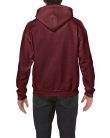 Kenguru zsebes kapucnis pulóver, Gildan GI18500, Maroon-3XL