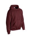 Kenguru zsebes kapucnis pulóver, Gildan GI18500, Maroon-3XL