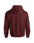 Kenguru zsebes kapucnis pulóver, Gildan GI18500, Maroon-3XL